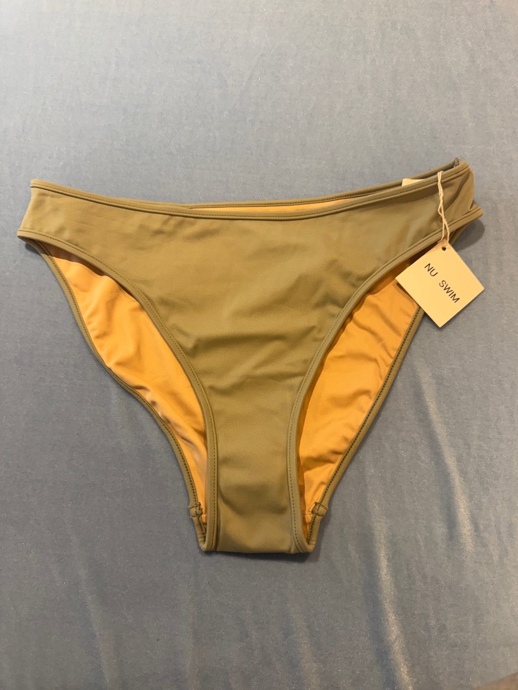 Nu Swim High Cut Bikini Bottom In Cactus Sizes M, Xl Nwt — image 2 of 3